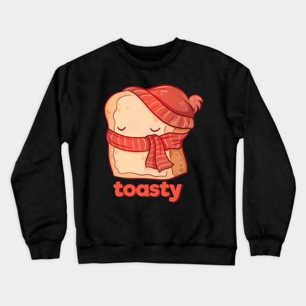 Toasty Toast Crewneck Sweatshirt by Claire Lin